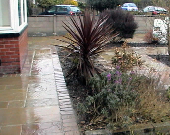 we can also match the driveway paving on paths and gardens