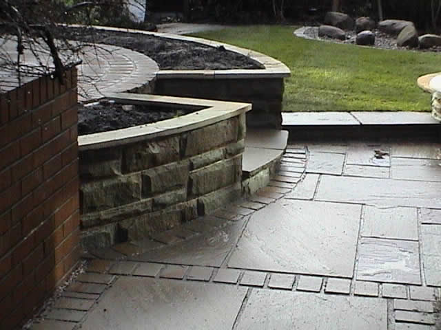 hard wearing natural stone patio installation bolton