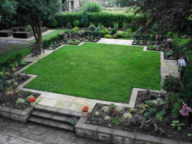 classic shapes used to design a stunning garden